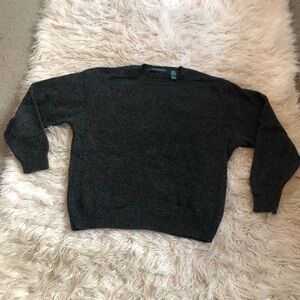 Claybrooke sweater wool dark gray